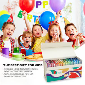 Ensemble de 168 marqueurs à peinture acrylique, encre liquide, marqueurs artistiques pour étudiants et <span class=keywords><strong>artistes</strong></span> - Product Image 3