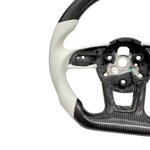 Volant personnalisé pour <span class=keywords><strong>Audi</strong></span> A4 B9 A4L RS4 A5 S5 S6 F5 SQ5 FY A3 S3 Q7 Q8 4M A8 D5 TT 8S A6 <span class=keywords><strong>A7</strong></span> C8 Volant en fibre de carbone - Product Image 5