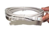Cable Ethernet CAT5E de la Marca XXD en Existencia, 26AWG, Color Blanco, 1M, Cables de Conexión RJ45, UTP, Cobre, PVC, Red, 8 Conductores