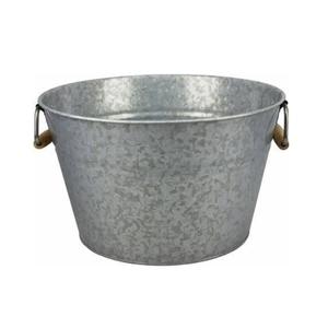 Round Shaped Galvanized <b>Ice</b> <b>Bucket</b> Bar Tool Beer Wine <b>Champagne</b> Galvanized Iron Metal <b>Ice</b> <b>Bucket</b> - Product Image 6