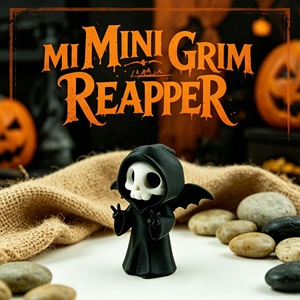 Mini sculpture de dévoreur d'âmes pour cadeau de bureau d'Halloween, esthétique gothique, impression 3D, décoration de bureau et d'étagère - Product Image 6
