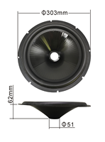 300-33-50 IM PP papier cône haut-parleur bassin bord en caoutchouc haut-parleur pièces de rechange amplificateur ODM OEM OBM en stock haut-parleur accessoires