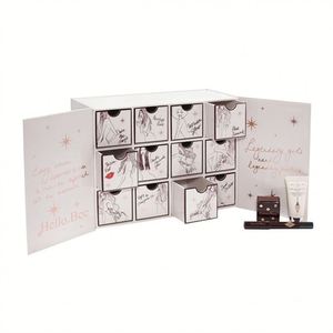 Calendrier de l'Avent personnalisé vide, emballage cadeau de luxe en carton pour cosmétiques et produits de beauté, compte à rebours de Noël - Product Image 5