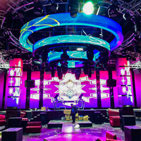 Affichage LED circulaire intérieur personnalisé haute visibilité, résolution 8K, avec Adobe RGB 98% HDR HLG, garantie de 2 ans pour la publicité