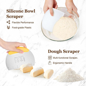 Kit de 15 Piezas para Hacer Pan de Levadura, Herramientas para Hornear Pan de Levadura con Cesta de Fermentación Redonda y Ovalada de Ratán - Product Image 4