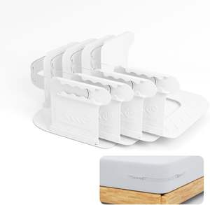 Bed <b>Sheet</b> Holder with Lock Strips <b>Sheet</b> Fixing Straps Fitted Clips Bed <b>Sheet</b> Corner Gripper <b>Bedding</b> Fastener - Product Image 1