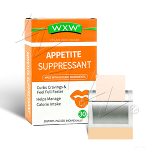 Tiras Orales Supresoras del Apetito al por Mayor, Extracto de Cardo Mariano y Cúrcuma, Tabletas Masticables para el Control del Apetito - Product Image 1