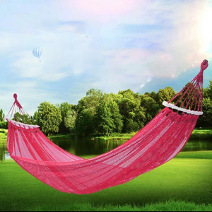 Duy nhất dành cho người lớn ngoài trời treo ghế thoáng khí mát mẻ Lưới Giường tạo tác cái nôi chống Rollover Swing Nylon băng lụa võng - Product Image 3