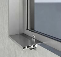 Molduras Decorativas de Aluminio para Ventanas Exteriores, Marco de Revestimiento para Decoración de Paredes de Villas