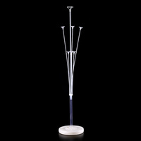 Kit de support de ballons pour table, avec base et tiges à ballons, pour décorations de fête d'anniversaire, de remise de diplôme et de mariage