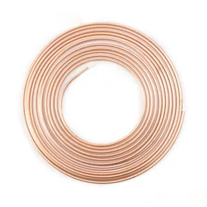 copper pipe insulated flexible copper pipe ac copper pipe for air conditioner 1/2 5/8 3/4 7/8