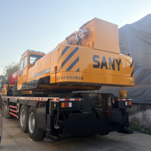 Pre-Owned <b>Used</b> Second Hand SANY 80 Ton Mobile Hydraulic <b>Truck</b> <b>Cranes</b> Excellent Working Condition - Product Image 1
