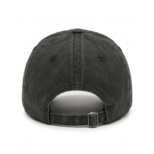 Gorra de Béisbol Personalizada con Serigrafía, Estilo Vintage, Negra, Desgastada, con Visera Desgarrada, Estilo Gótico, Urbana, Deportiva, OEM ODM - Product Image 4