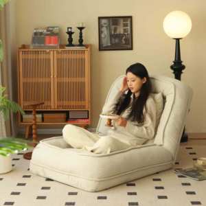 โซฟาพับได้สำหรับคนรักสัตว์เลี้ยง รูปทรงบ้านสุนัข  แบบญี่ปุ่น  วางได้ทั้งในบ้านและนอกบ้าน  ผ้ากำมะหยี่ลายเกล็ดหิมะ  ขนาดเล็กสำหรับห้องนอนเดี่ยว  ไม่ใช่โซฟาอินเตอร์เน็ต  ไม่ใช่โซฟาทาทามิ - Product Image 1