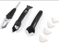Kit de nettoyage et de finition pour joints d'étanchéité en silicone, 3 pièces