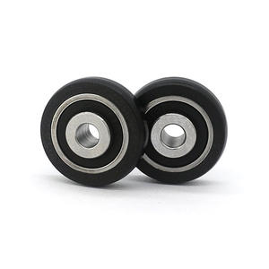 Rouleaux de porte et de fenêtre en caoutchouc-plastique non standard fournis par le fabricant S624RS 4*18.5*7mm Poulies et rails de fenêtre - Product Image 5