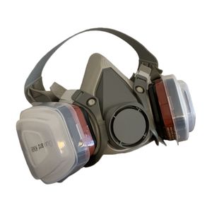 Grosir 7 Set Pelindung Setengah Wajah, Anti Asap, Debu dan Gas 6200 Respirator Gas OEM yang Dapat Digunakan Kembali - Product Image 1