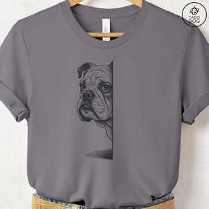 Camiseta OEM ODM con Diseño de Bulldog Inglés Escondiéndose, Camiseta Divertida con Diseño de Perro, Sudadera con Capucha, Taco Dog - Product Image 3