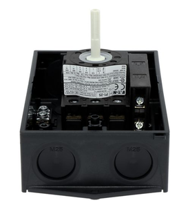 Interruptor Aislador <span class=keywords><strong>EATON</strong></span> <span class=keywords><strong>P1</strong></span>-<span class=keywords><strong>25</strong></span>/I2/SVB 25A, Carcasa de Plástico, 3P, Negro, Manivela Giratoria, Gabinetes de Distribución, Sistemas de Transporte - Product Image 2