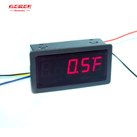 Termometer Higrometer Digital Mobil DC YM5135T-D 0.56 inci F/C 12V 24V -55-125 Derajat Sensor Tahan Air DS18B20