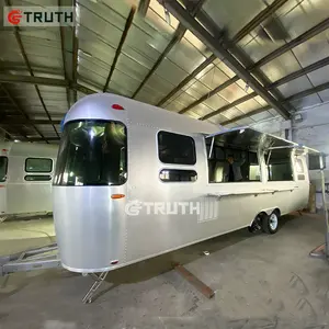 Maßge schneiderte heiße Verkauf Airstream mobile Küche Eis Anhänger Catering Friteuse mobile Lebensmittel wagen zum Verkauf in den USA