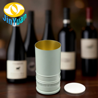 Tapas de Aluminio ROPP de 30*60mm con Soporte ODM/OEM, Cierres a Prueba de Manipulación con Revestimiento de PE para Botellas de Vino, Whisky y Vodka