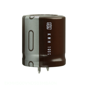 ตัวเก็บประจุแบบ Snap Through Hole ยี่ห้อ Manufacturer Channel รุ่น CAP ALUM 50000UF 20% 50V ความจุ 50000 ยูเอฟ EKMH500VND503MBA0N - Product Image 1