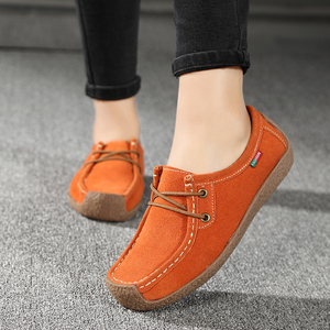 Mocassins en Daim à Lacets Pointure 35-<span class=keywords><strong>42</strong></span>, Plats, Bateaux et Souples pour Femmes - Product Image 6