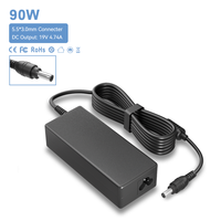 Adaptador de Corriente Compacto de 90W DC 5.5*3.0mm para Portátil, 19V 4.74A, Cargador Recto para Escritorio y Laptop Samsung