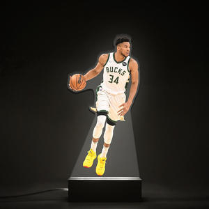 NBA06 Star du basket-ball américain <span class=keywords><strong>Kobe</strong></span> Curry, poupée en acrylique avec lumière nocturne pour la cuisine, vente en gros - Product Image 6