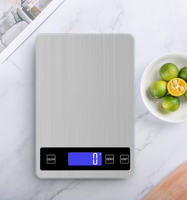Wholesale Stainless Steel Electronic Waterproof Food Scale 5Kg 10Kg 15Kg/1G Precision Digital Kitchen Food Scale