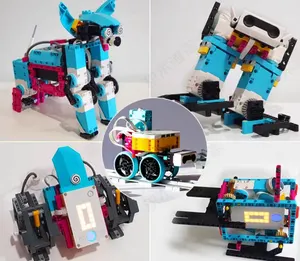 Formazione scienza e tecnologia innovazione Set di programmazione Robot blocco vapore Puzzle giocattolo SPIKE45678