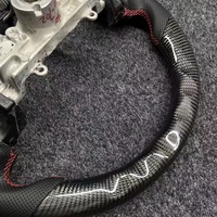 Volante de Fibra de Carbono Estilo GT para Mitsubishi EVO Lancer, Accesorios de Modificación Personalizados