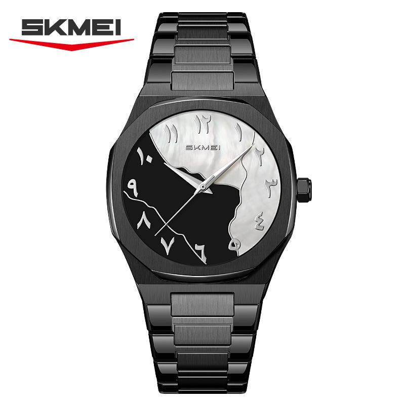 Black shell-black and white surface