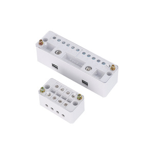 Caja de Conexiones Guan Yang FJ6JDG, 2/4 Entradas, 2/4 Salidas, Bloque de Cableado de 8 Terminales, IP44, ABS, Blanco - Product Image 1