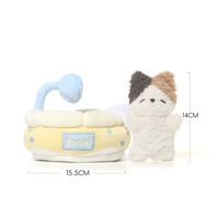 Fabricant de Peluches Personnalisées : Peluche Chat Bain Moussant, Peluche Personnalisée à partir de Dessin, Fabricant de Peluches sur Mesure