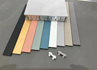 Panneaux sandwich en aluminium alvéolé anti-graisse pour restaurant, panneaux de plafond en aluminium alvéolé pour traiteur