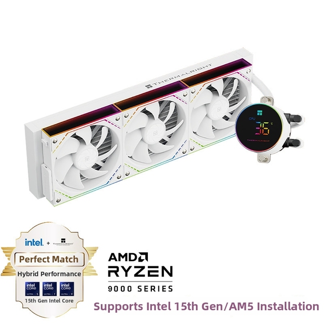 Wholesale Thermalright Frozen Magic 360 Digital ARGB White V2 CPU Water Cooler All in One Liquid Cooling Radiator With Digital S