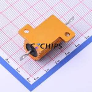 Resistencia de Aluminio/Tubo Cerámico HoRX-25W-50R-5%, Resistencia de Perno, Resistencia de Carcasa de Aluminio, 50 Ohm, 5%, 25W - Product Image 2