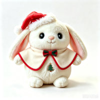 Peluche Lapin IA Interactif : Jouet Intelligent à Dialogue Vocal, Matière Douce, Yeux LED, Compagnon Émotionnel