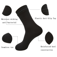 100% imperméable Coolmax Liner respirant Wudu chaussettes imperméables pour musulman WUDU en plein air Trekking ski pêche travail randonnée