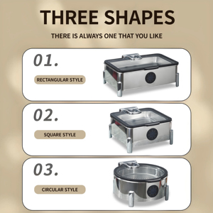 Bộ giữ nóng thức ăn tự động bằng thép không gỉ YITIAN, dùng cho tiệc <span class=keywords><strong>buffet</strong></span> - Product Image 6