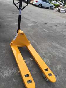 Nieuwe Handmatige Hydraulische Vorkheftruckwagen Voor <span class=keywords><strong>Pallet</strong></span> Hantering Laden/Lossen <span class=keywords><strong>Hand</strong></span>-Push Trailer - Product Image 6