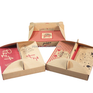Caja de <span class=keywords><strong>Pizza</strong></span> Compostable para Llevar con Asa y Logotipo - Product Image 3