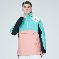 Topgear 2023 Snowboard à capuche Snowboard pour les amoureux unisexes grande taille chaud et épais thermique imperméable Snowboard à capuche veste