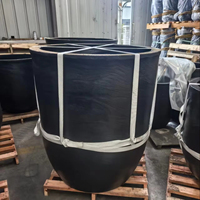 Crucibles en graphite de grande taille à haute conductivité électrique et résistance aux températures élevées pour matériaux d'anode de batterie lithium-ion