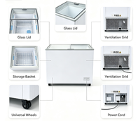 Petite vitrine chauffante de comptoir à double porte avec éclairage LED, efficacité énergétique A++, pour la présentation et le maintien au chaud des aliments