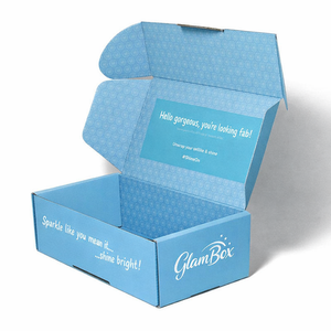 Boîte d'expédition pour crème pour le visage, boîte d'expédition personnalisée imprimée, boîte d'expédition en carton ondulé E, boîte d'expédition découpée, emballage cosmétique personnalisé imprimé - Product Image 2