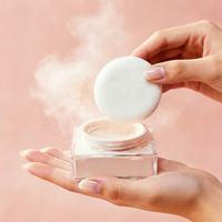 Polvo Mineral Fijador de Maquillaje de Larga Duración, Control de Grasa, Cobertura Total, Vegano, Etiqueta Privada