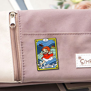 Sming Pins dessin animé <span class=keywords><strong>Miyazaki</strong></span> Anime émail broche <span class=keywords><strong>Film</strong></span> et télévision Animation alliage Badge Tarot Couple broche personnalisée - Product Image 4